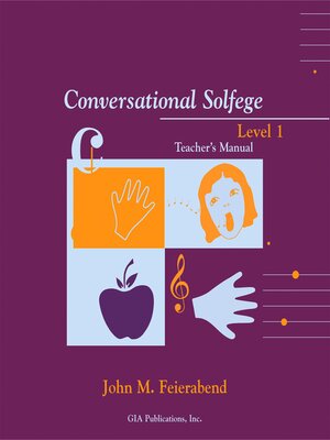 cover image of Conversational Solfege Level 1 Teacher's Manual